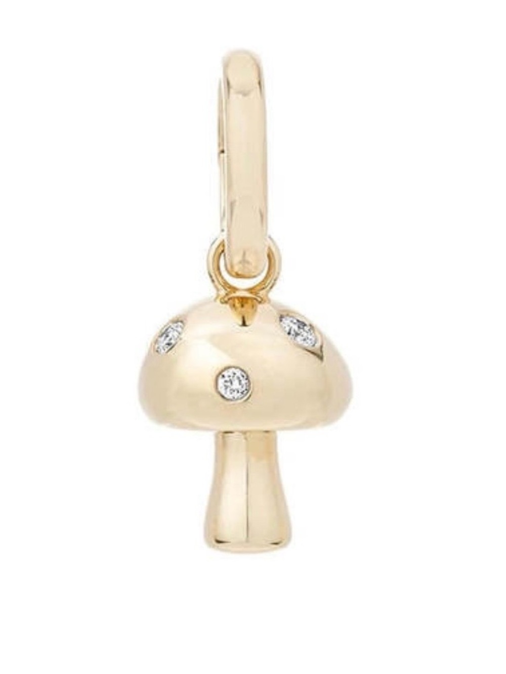 Adina Reyter Enchanted Large Diamond Mushroom Hinged Charm